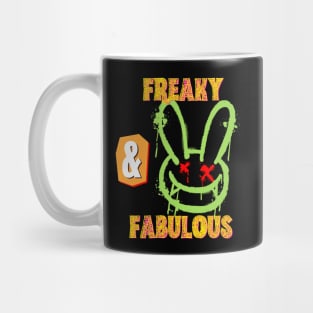 Freaky and fabulous Rabbit Mug